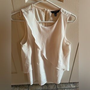 BANANA REPUBLIC CREAM TANK BLOUSE XS